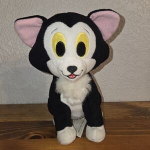 Disney Pinocchio Figaro Cat 6" Plush Toy Stuffed Animal Geppetto Tuxedo Cat